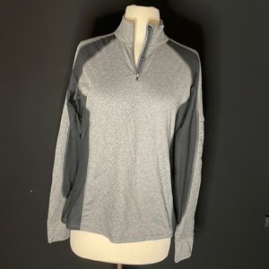 Noble outfitters quarter zip gray pull over